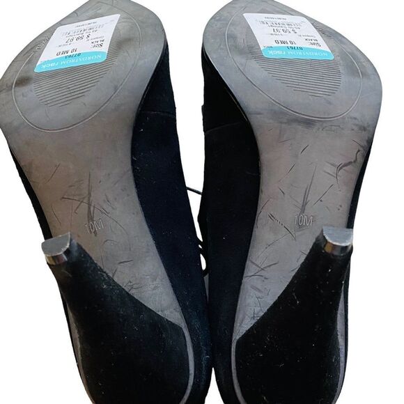 Kenneth Cole Reaction Fond Dona Tie Heels Booties Sh-booties Sz 10 NWT - Picture 6 of 8